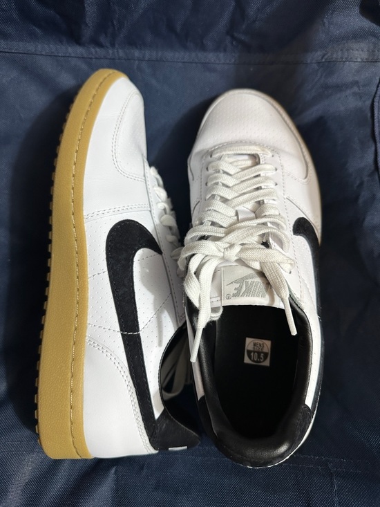 Nike Other - Nike Men's White & Black Low-Top Sneakers with Gum Sole